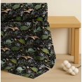 thumbnail image 4 of Soimoi Cotton Voile Fabric Leaves,Floral & Dinosaur Jungle Printed Fabric 1 Yard 42 Inch Wide, 4 of 7
