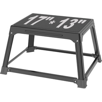 GoSports Fitness Launch Box | 3-in-1 Adjustable Height | Wood Plyo