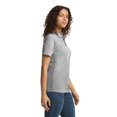 thumbnail image 3 of Gildan B01260585 Softstyle Pique Polo Shirt for Women, Sport Grey - Large, 3 of 3