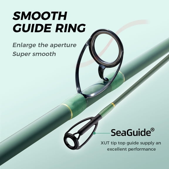 Carbon Fiber Surf Rod Saltwater Surf Spinning Fishing Rod with Seaguide Reel Seat
