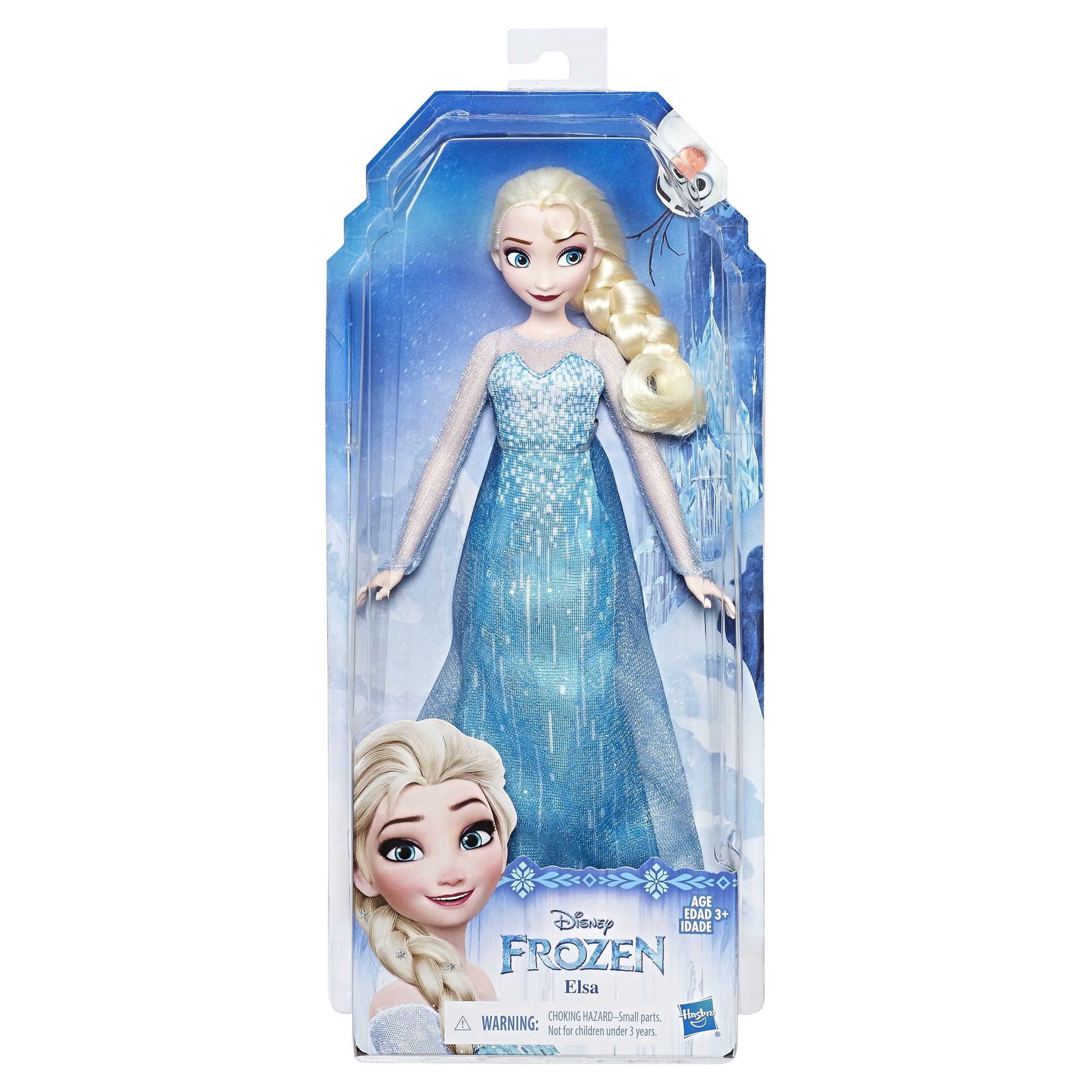 Disney Frozen Classic Fashion Elsa, for Kids Ages 3 and up, Includes Outfit and Shoes - image 3 of 7
