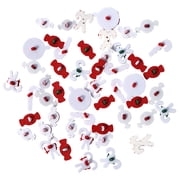 Buttons Galore Craft & Sewing Button Super Value Pack (Candy Cane)