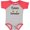 Baseball Heather and Red, variant on Future Beekeeper Honey Bee Boys or Girls Baby Bodysuit