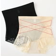thumbnail image 6 of Fancifize Plus Size Shapewear Panties High Waistband Seamless Lace Anti Roll Down Panties All Day Tummy Control Underwear, 6 of 7