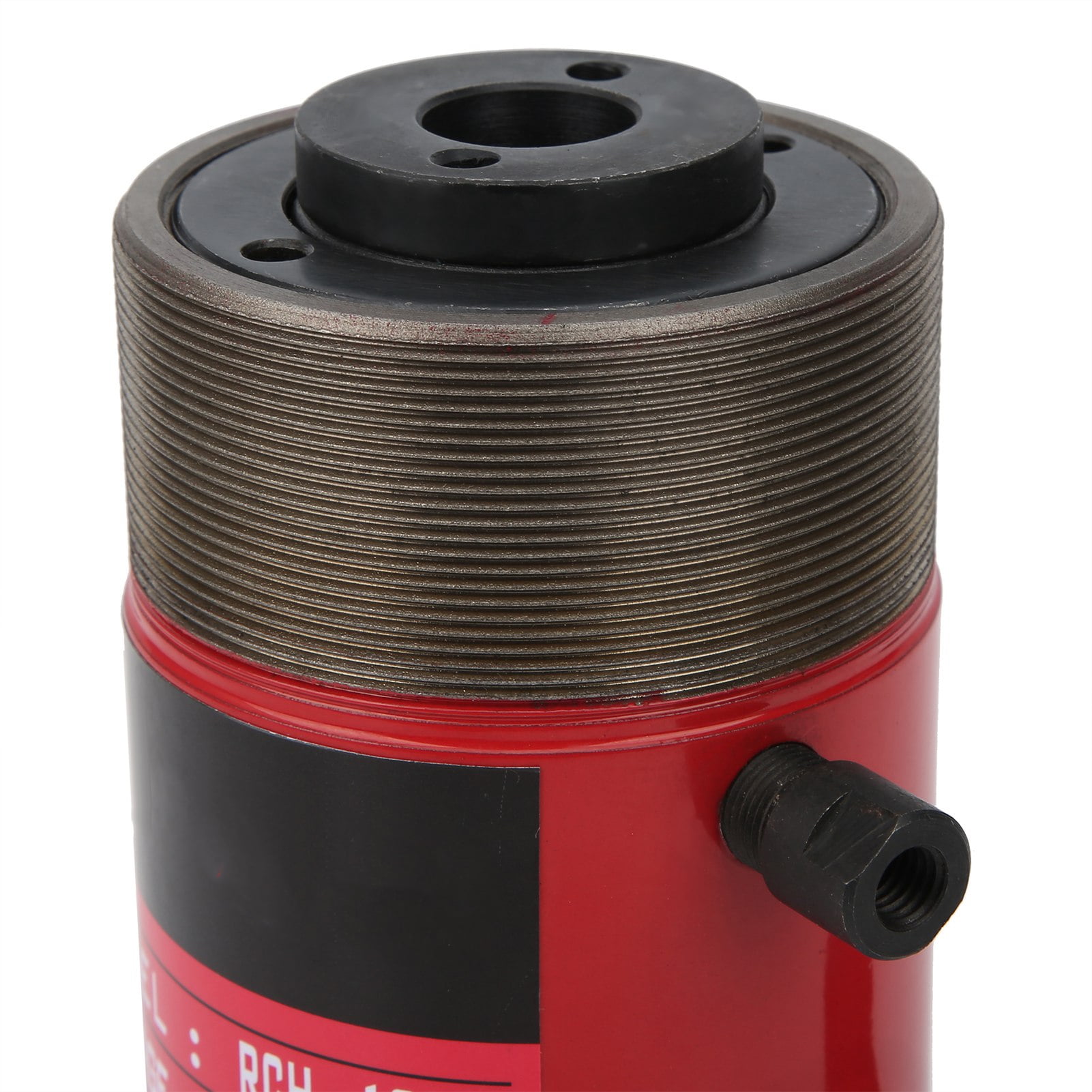 Hydraulic Cylinder 14T Separate Hollow Hole Plunger Power Tool 50mm Stroke Red 