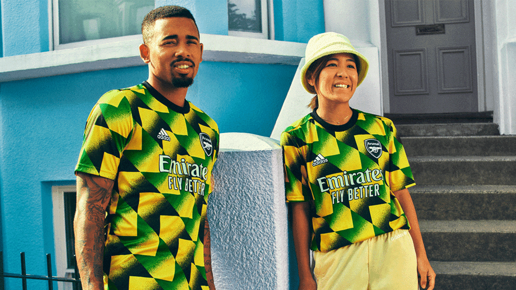 Adidas Arsenal Apparel: Pre-Match Jamaica Jersey - Soccer