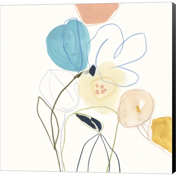 Great Art Now Contour Garden III by June Erica Vess, Canvas Wall Art, 24W x 24H