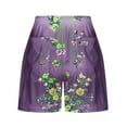 thumbnail image 4 of POROPL Shorts for Women Summer Fashion Casual Shorts with Pockets Print Short, 4 of 5