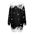 thumbnail image 3 of Vestidos de Verano 2025 Para Mujer, Moda de Otoño E Invierno, Estampado Navideño, Cuello Redondo, Manga Larga, Vestido Informal, 3 of 3