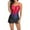 Red, variant on Otvok Blouson Tankini Swimsuits for Women 2 Piece Bathing Suits with Boyshorts Modest Tummy Control Swimwear M Pink