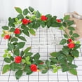 thumbnail image 2 of COM1950s Living Room Plants, Simulated Rose Living Room Ceiling Decoration, Plastic Simulation Winding Plant 130Cm, 2 of 6