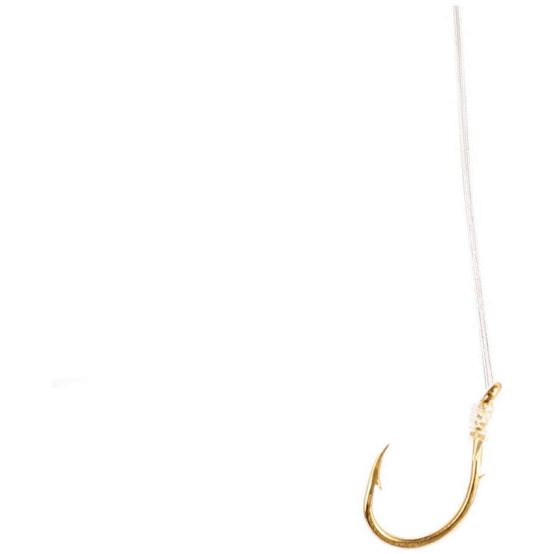 (2 pack) Eagle Claw 073H-6 Salmon Egg Sliced Hook, Gold, Size 6 Hook
