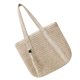 thumbnail image 5 of Bolso de playa tejido de gran capacidad, bolso de verano tejido, bolso de hombro para vacaciones al aire libre, 5 of 8