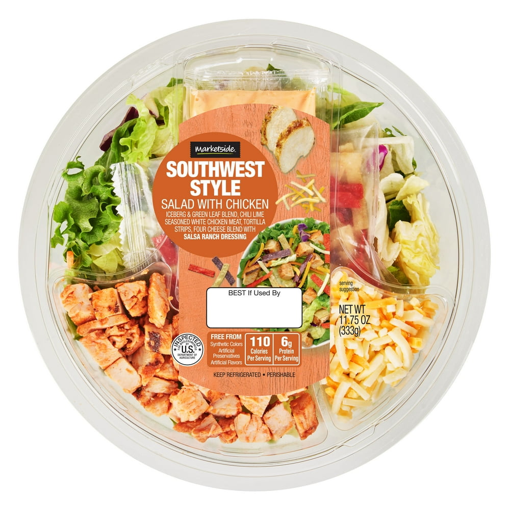 Marketside Southwest Style Salad With Chicken, 11.75 oz