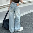 thumbnail image 6 of Xudanell Baggy Jeans for Girls High Waist Baggy Jeans Ripped Holes Vintage Pants Cargo Jeans, 6 of 6
