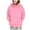 Pink, variant on Dvprdro Women's Oversized Long Sleeve Hooded Sweatshirt Loose Solid Fleece Casual Pullover Hoodies Blouse Tops with Pockets