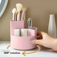 thumbnail image 6 of Usloyux Under $5 Rotating Desktop Organizer, Multi Compartment Storage Box, Office Desk Cosmetics Holder, Pen Pencil Makeup Brush Container, 360 Degree Swivel Tray, 6 of 6