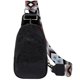 thumbnail image 1 of Paquete de pecho para mujer, riñonera informal, bolso de hombro de cuero PU (negro), 1 of 4