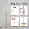 thumbnail image 3 of SUNMORY 32W/3000LM Floor Lamp, Super Bright LED Floor Lamp with Remote Control, 70" Tall Standing Lamp with Height Adjustment 350°Rotating Head, Modern Stepless Dimmable Torchiere Reading Corner Lamp, 3 of 11