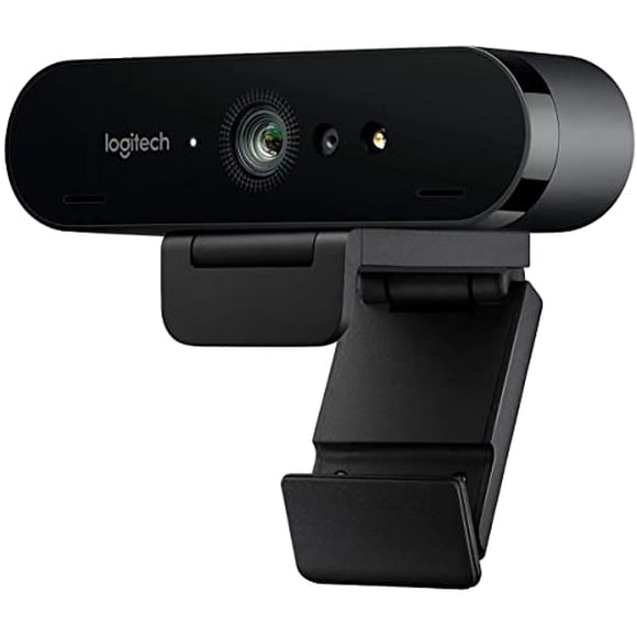 Logitech BRIO Ultra HD Webcam for Video Conferencing Recording and Streaming (Black) (Renewed)