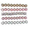 thumbnail image 1 of Holiday Time 45-Count Shatterproof Ornaments-Pink/Gold/Silver, 1 of 5