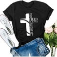 thumbnail image 1 of YourTops T-Shirt « Let The Field Be Joyful and All That » T-Shirt Graphique Chrétien (US S, 2-Black), 1 of 2