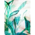 thumbnail image 2 of Bainbridge, Hope 19x24 White Modern Wood Framed Museum Art Print Titled - Green Graffiti I, 2 of 4
