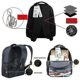 thumbnail image 3 of Basketball Fire Printed Backpack 2-4 Years Old Schoolbag 12 Inch Mini Toddler Schoolbag Kindergarten Schoolbag Children's Printed Backpack, 3 of 4