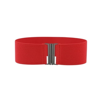 9785 Women\'s 2pcs Bowknot Elastic Belts, 2.4\