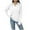 White, variant on FAIWAD Womens Business Casual Tops Collared V Neck Office Work Shirts Dressy Loose Tunic Blouses