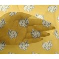 thumbnail image 4 of oneOone Viscose Chiffon Fabric Rabbit Block Print Fabric By The Yard 42 Inch Wide, 4 of 4