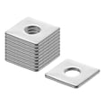 thumbnail image 1 of 100 Pcs Rondelle Carrée 1/2 Pouces pour Boulon 5/32 Pouces, Plaque de Roulement Plate en Acier Inoxydable 304 (0.04 Pouces Épaisseur), 1 of 6