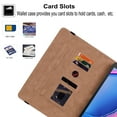 thumbnail image 4 of Galaxy Tab A 8.0 2019 Case SM-T290/SM-T295/SM-T297, Allytech Slim PU Leather Anti-Slip Strips Kickstand [4 Card Slots] [Pencil Holder] Wallet Case for Samsung Galaxy Tab A 8.0" T290 2019, Black, 4 of 5