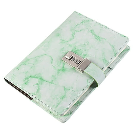 Uanit Soft Leather Marble Password Notebook with Alphabetical Tabs, Password Keeper Book for Seniors, Medium Size Address Book for Internet Website Log in Detail, Password Organizer Logbook