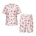 thumbnail image 1 of Balery Hearts Conjunto de Pijama Infantil de Manga Corta con Estampado – Ropa de Dormir de Algodón Suave-Small, 1 of 6