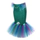 thumbnail image 5 of Falda tutú de sirena para niñas, escamas de pez, trompeta, cola de pez, faldas de tul para niñas, tutús para cumpleaños de niños, disfraz de princesa de Halloween, 5 of 5