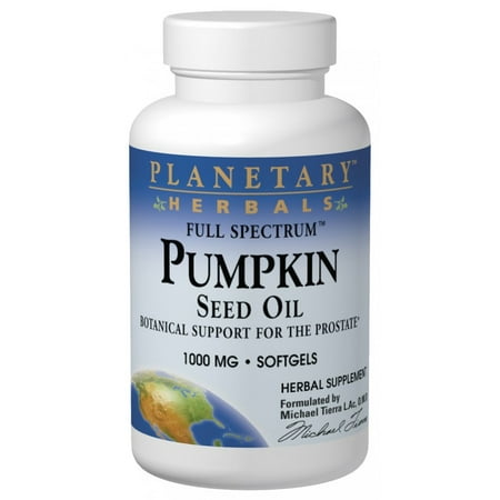 Full Spectrum Pumpkin Seed Oil -- 1000 mg Planetary Herbals 180
