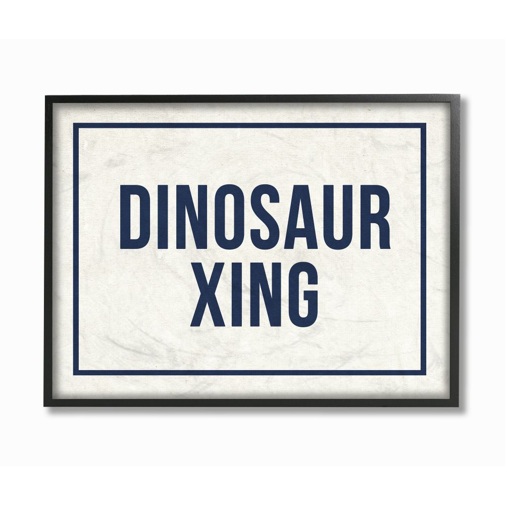The Kids Room By Stupell Dinos Printed Framed Art Print, by Jason Brueck