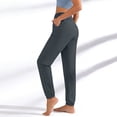 thumbnail image 6 of Beeswan Pants for Women Stretchactive Lightweight Breathable Quick Dry Casual Pants Comfy Fit Athletic Sports Pants Dark Gray M, 6 of 6