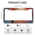 thumbnail image 3 of Valentine's Day Love Tree License Plate Frames 2 PCS Happy Valentines Day Car Front License Plate Frame for Girl Women Men Vehicles 2 Hole Metal License Plate Cover, 3 of 6