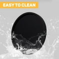 thumbnail image 4 of Silicone Bathroom Tray Round Vanity Tray Decorative Soap Holder Kitchen Countertop Organizer Coffee Table Decor for Candle, Perfume, Plant, 9 Inch, Black, 4 of 7