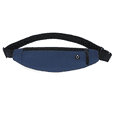 thumbnail image 1 of Fanny Pack Zhivalor para hombres y mujeres CON auriculares jack y correas ajustables azul, 1 of 5