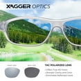 thumbnail image 3 of Xagger Wrap Around Sport Polarized Sunglasses for Men Women Running Driving Fishing TR90 Frame Glasses, 3 of 6