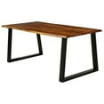 thumbnail image 3 of Canddidliike Rectangular Acacia Wood Dining Table, High Top Table, Kitchen Bar Height Table and Chairs for Dining Room, 3 of 8