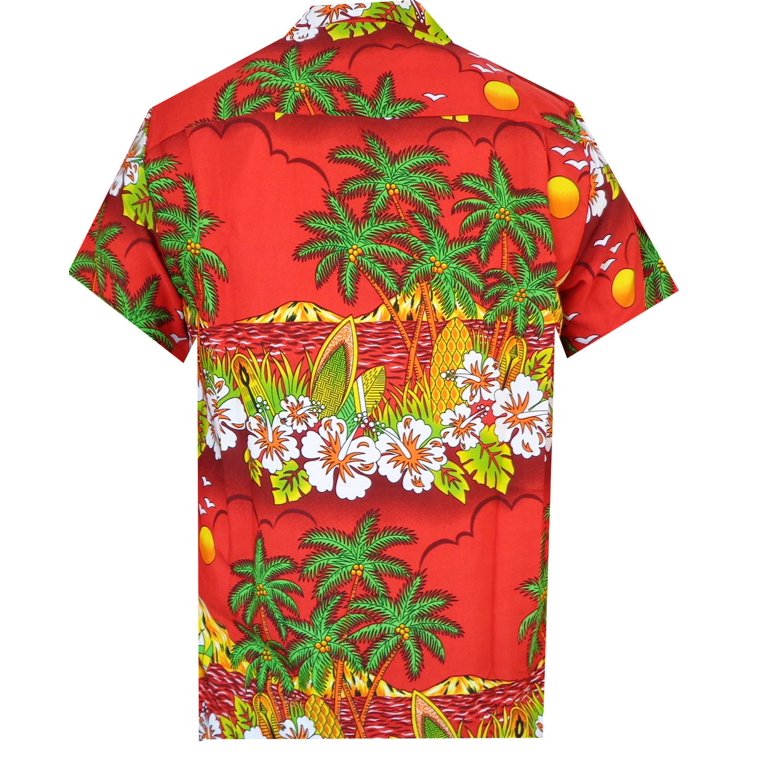 Aloha Shirt - Red Scenic