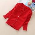 thumbnail image 2 of Girls' Cardigans Sweater Cotton Children School Uniform Sweaters 4-18 Years, 2 of 5