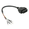 thumbnail image 2 of OBD2 Female Connector Cable, Stable Performance Diagnostic Extension Pigtail Cord Impact Resistant  For Car, 2 of 8
