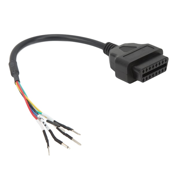 Cable conector hembra OBD2 de 16 pines K, línea CAN, probador de puente de diagnóstico, cable de conexión flexible.