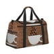 thumbnail image 2 of Disketp Coffee Cafe Cup Bolsa de Viaje Tipo Duffle, Bolso de Mano para Fin de Semana para Mujer, Bolsa de Gimnasio Ligera para Hombre, Esencial para Viajes, 2 of 7