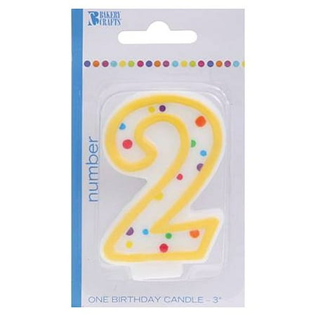 Bakery Crafts Multi Dot Candle #2 - Indiv
